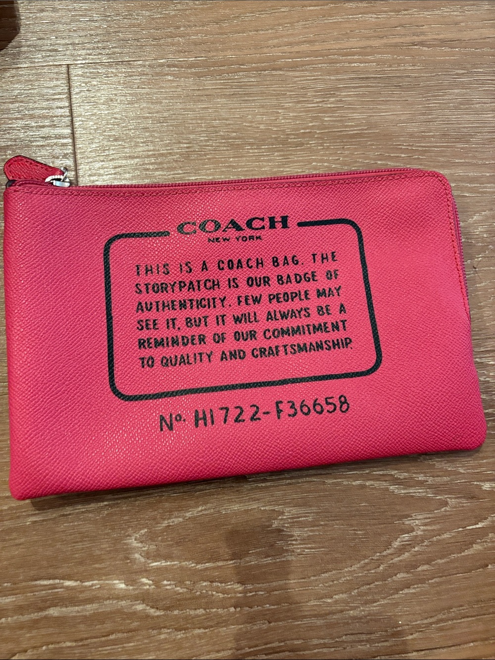Coach Zip Pouch